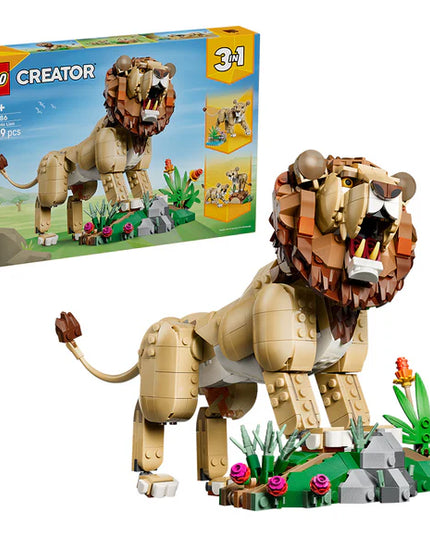 LEGO® Creator 3 in 1 Wild Animals: Majestic Lion Toy 31386