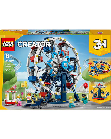 LLEGO® Creator 3 in 1 Iconic Ferris Wheel Building Toy 31389