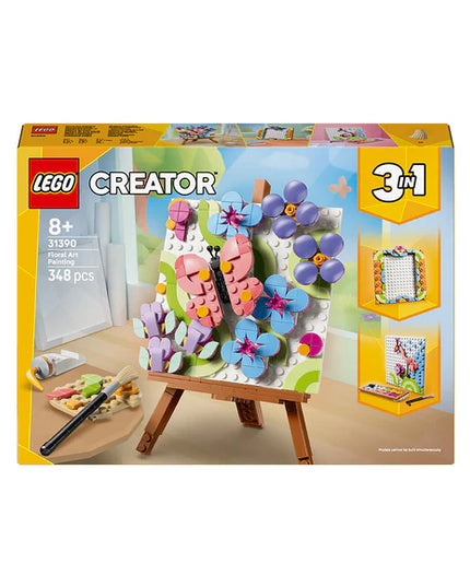 LEGO® Creator 3 in 1 Floral Art Decor Painting 31390