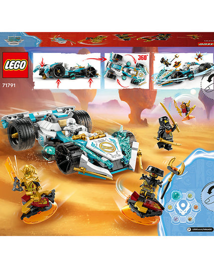 LEGO® NINJAGO® Zane’s Dragon Power Spinjitzu Racing Car Building Set 71791