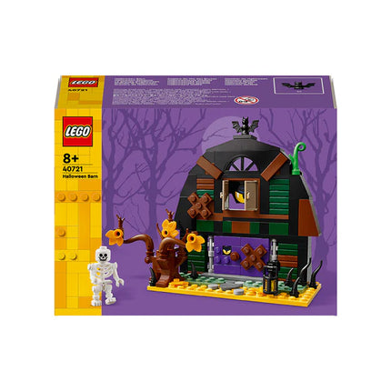 LEGO® Halloween Barn Building Toy with Skeleton Minifigure 40721