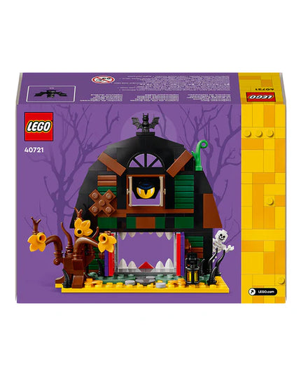 LEGO® Halloween Barn Building Toy with Skeleton Minifigure 40721