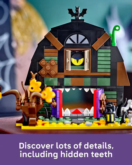 LEGO® Halloween Barn Building Toy with Skeleton Minifigure 40721