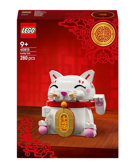 LEGO® Lucky Cat Good Luck Decor Piece Building Kit 40813