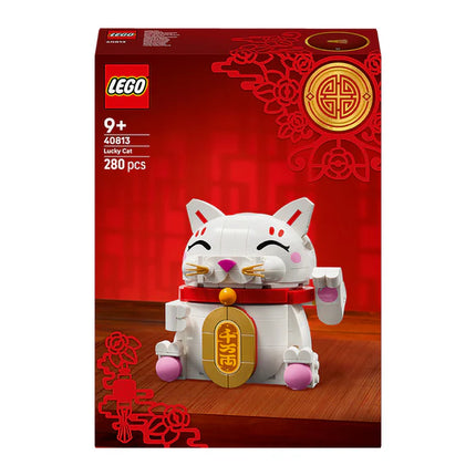 LEGO® Lucky Cat Good Luck Decor Piece Building Kit 40813