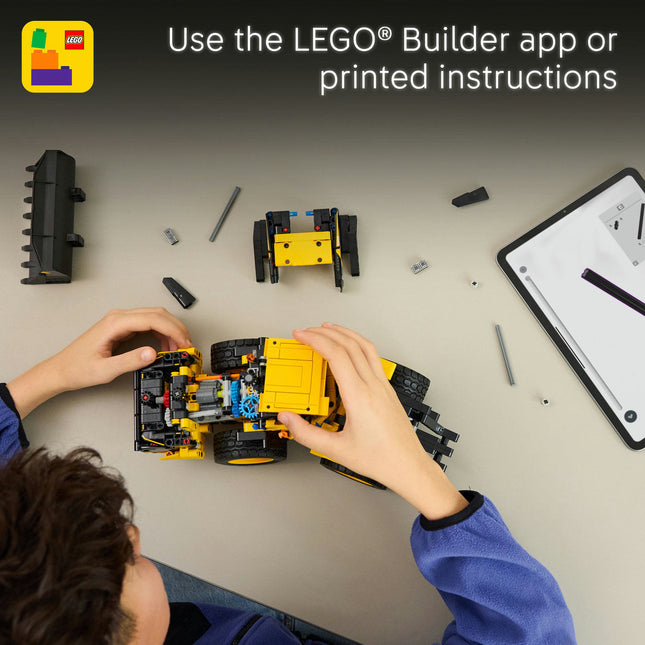 LEGO® Technic™ Volvo L120 Electric Wheel Loader Construction Toy 42209