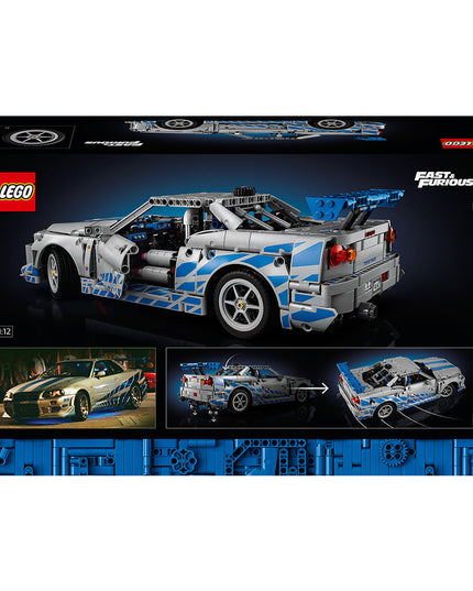 LEGO® Technic™ 2 Fast 2 Furious Nissan Skyline GT-R (R34) Car Model Kit 42210