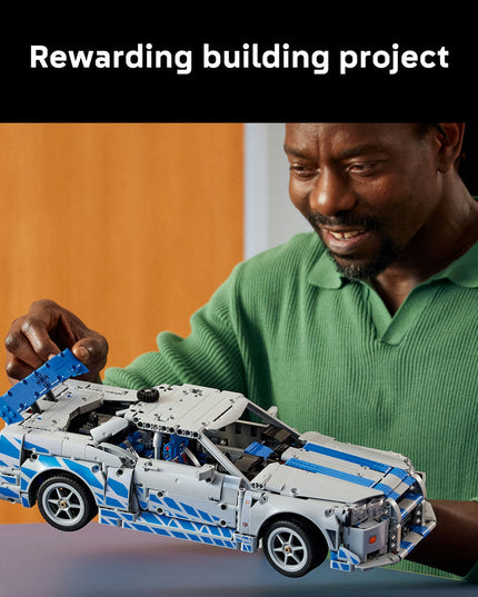 LEGO® Technic™ 2 Fast 2 Furious Nissan Skyline GT-R (R34) Car Model Kit 42210
