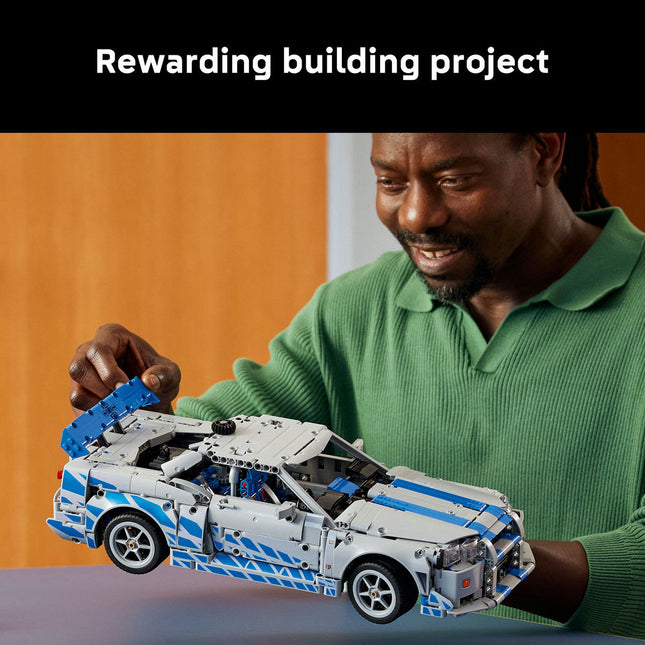 LEGO® Technic™ 2 Fast 2 Furious Nissan Skyline GT-R (R34) Car Model Kit 42210