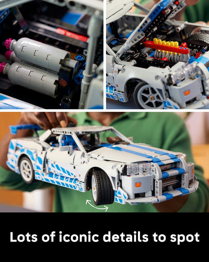 LEGO® Technic™ 2 Fast 2 Furious Nissan Skyline GT-R (R34) Car Model Kit 42210