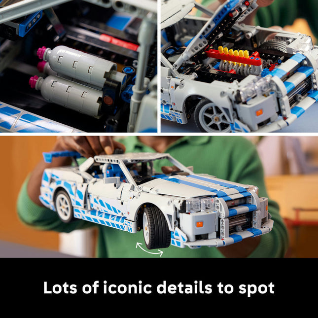 LEGO® Technic™ 2 Fast 2 Furious Nissan Skyline GT-R (R34) Car Model Kit 42210