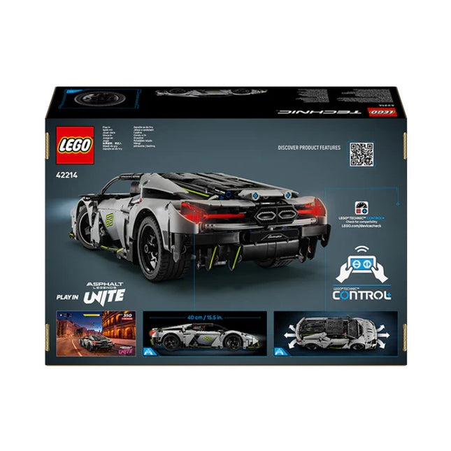 LEGO® Technic™ Lamborghini Revuelto Super Sports Car STEM Remote-Control Kit 42214