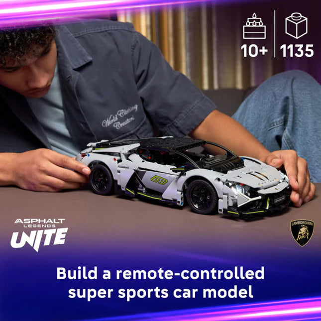 LEGO® Technic™ Lamborghini Revuelto Super Sports Car STEM Remote-Control Kit 42214