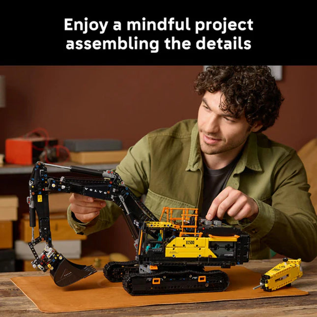 LEGO® Technic™ Volvo EC500 Hybrid Excavator Set for Adults 42215