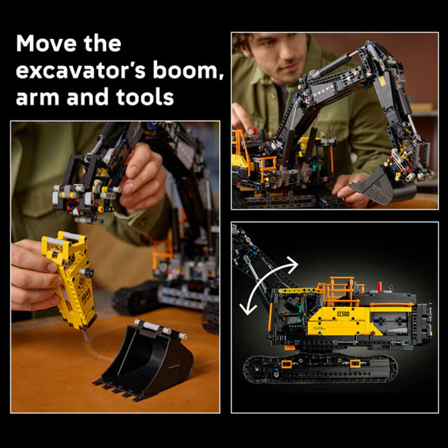 LEGO® Technic™ Volvo EC500 Hybrid Excavator Set for Adults 42215