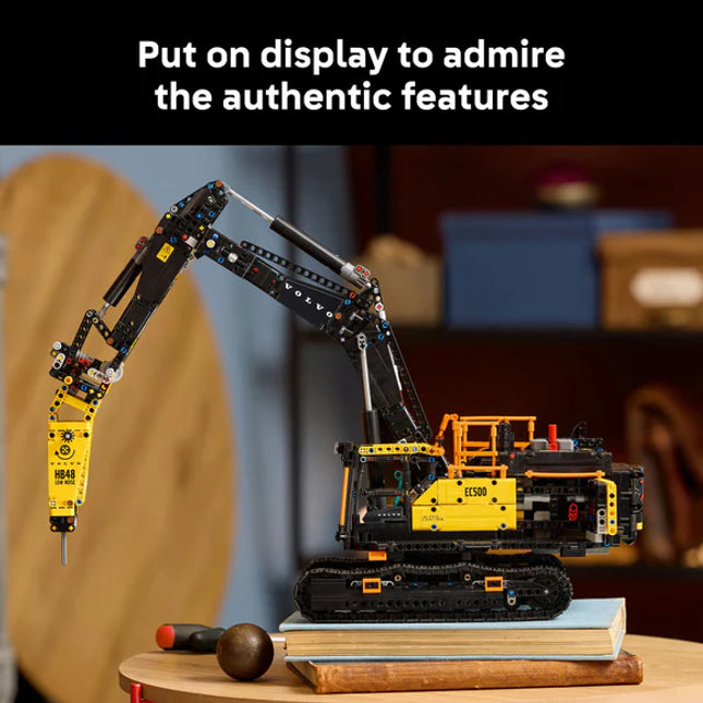 LEGO® Technic™ Volvo EC500 Hybrid Excavator Set for Adults 42215