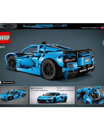 LEGO® Technic™ Chevrolet Corvette Stingray Blue Car Model Kit 42217