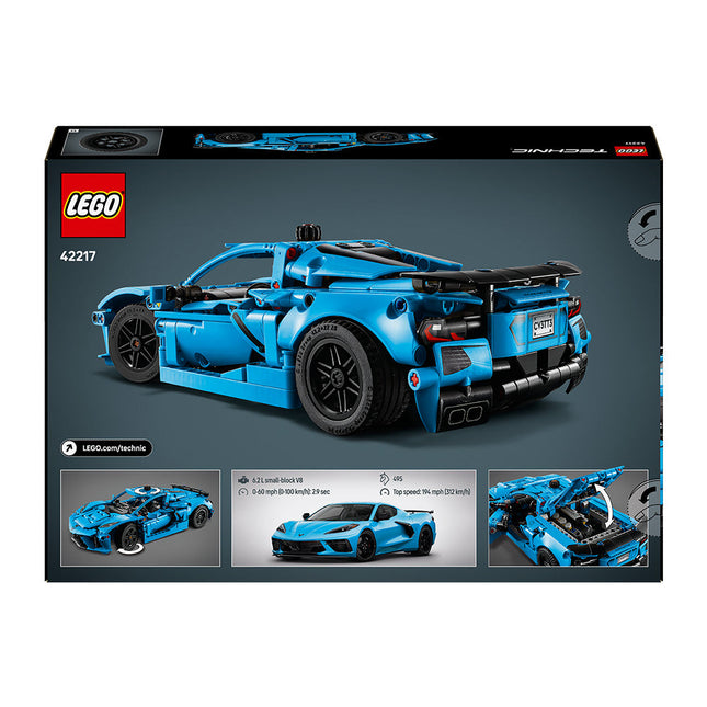 LEGO® Technic™ Chevrolet Corvette Stingray Blue Car Model Kit 42217