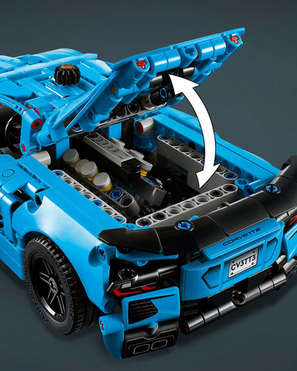 LEGO® Technic™ Chevrolet Corvette Stingray Blue Car Model Kit 42217