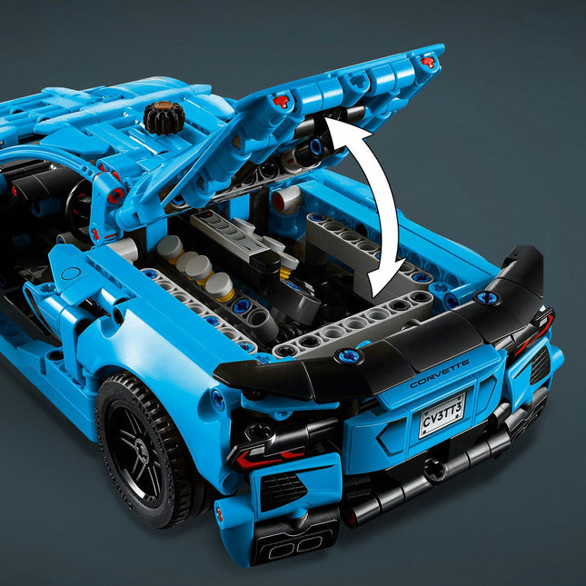 LEGO® Technic™ Chevrolet Corvette Stingray Blue Car Model Kit 42217