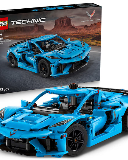 LEGO® Technic™ Chevrolet Corvette Stingray Blue Car Model Kit 42217