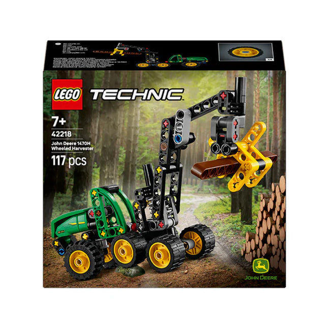 LEGO® Technic John Deere 1470H Wheeled Harvester Model Building Toy 42218
