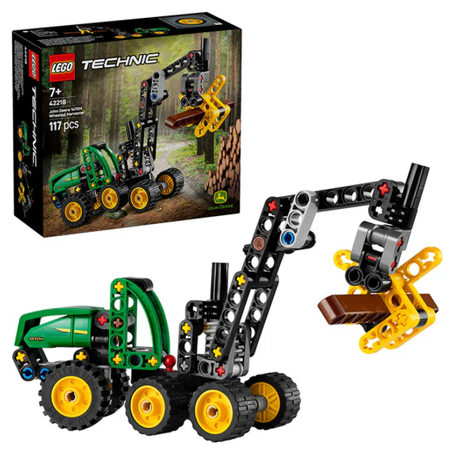 LEGO® Technic John Deere 1470H Wheeled Harvester Model Building Toy 42218