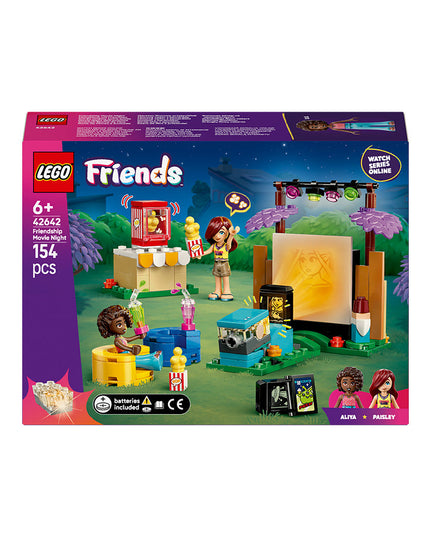 LEGO® Friends Friendship Movie Night Pretend-Play Toy Building Kit 42642