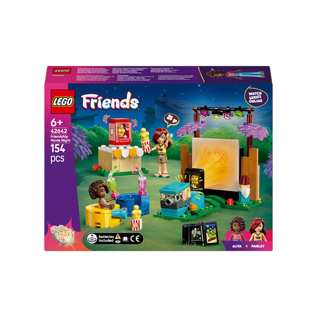 LEGO® Friends Friendship Movie Night Pretend-Play Toy Building Kit 42642