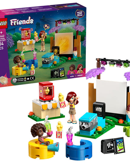 LEGO® Friends Friendship Movie Night Pretend-Play Toy Building Kit 42642