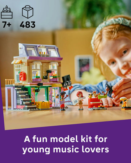 LEGO® Friends Music Store & Apartment Building Set Pretend-Play Toy 42653