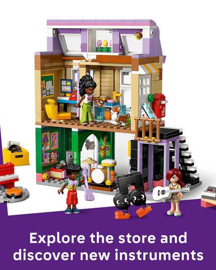 LEGO® Friends Music Store & Apartment Building Set Pretend-Play Toy 42653