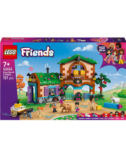 LEGO® Friends Pony Ranch & Stable Building Set, Horse Toy Playset 42654