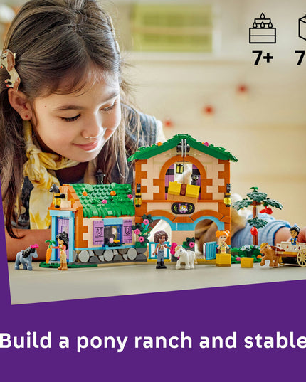 LEGO® Friends Pony Ranch & Stable Building Set, Horse Toy Playset 42654