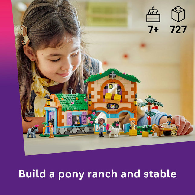 LEGO® Friends Pony Ranch & Stable Building Set, Horse Toy Playset 42654