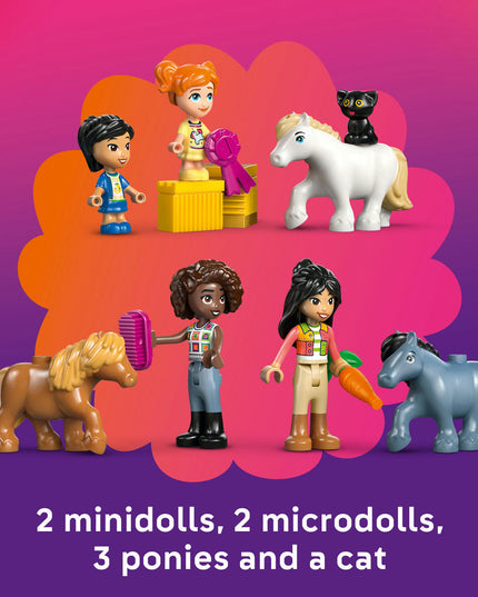 LEGO® Friends Pony Ranch & Stable Building Set, Horse Toy Playset 42654
