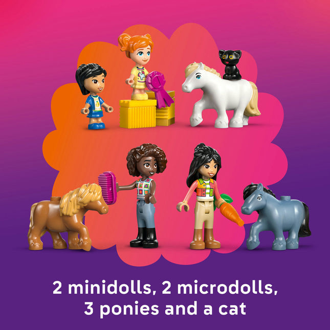 LEGO® Friends Pony Ranch & Stable Building Set, Horse Toy Playset 42654