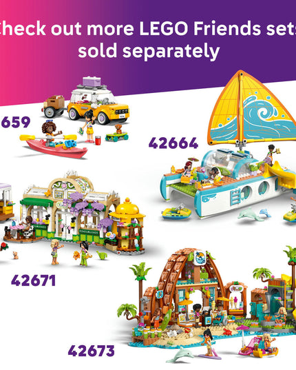 LEGO® Friends Unicorn & Flamingo Pool Party Toy Building Set 42658