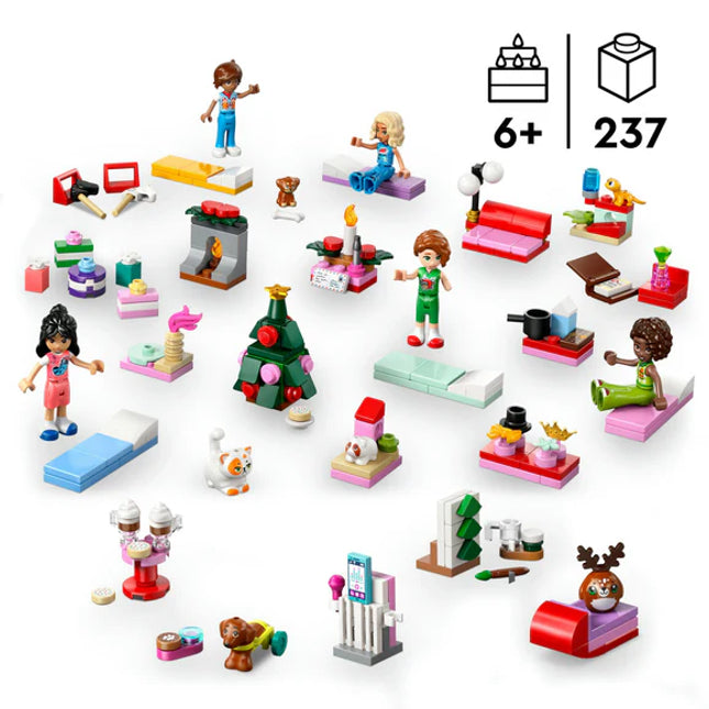 LEGO® Friends Advent Calendar 2025 Christmas Toy Building Set 42668