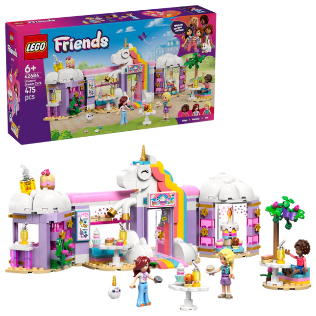 LEGO® Friends Unicorn Dream Café Pretend Play Toy Set 42684