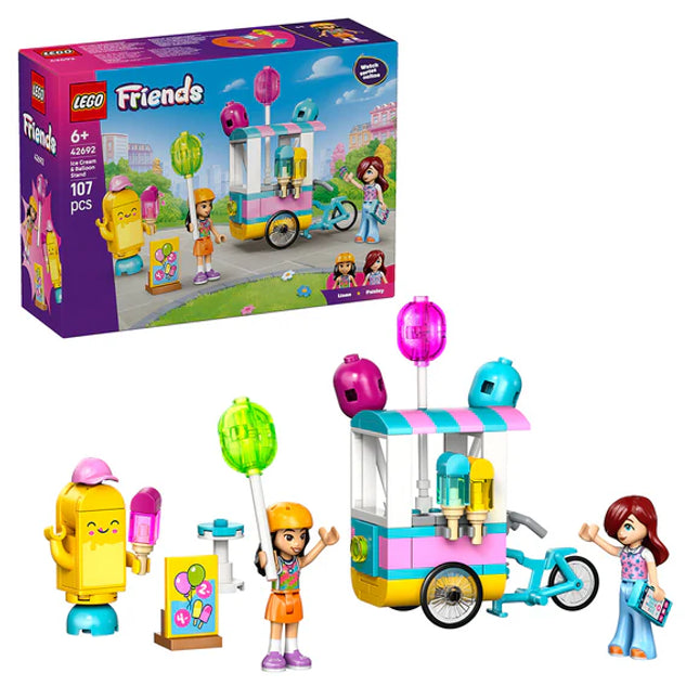 LEGO® Friends Ice Cream & Balloon Stand Building Set 42692