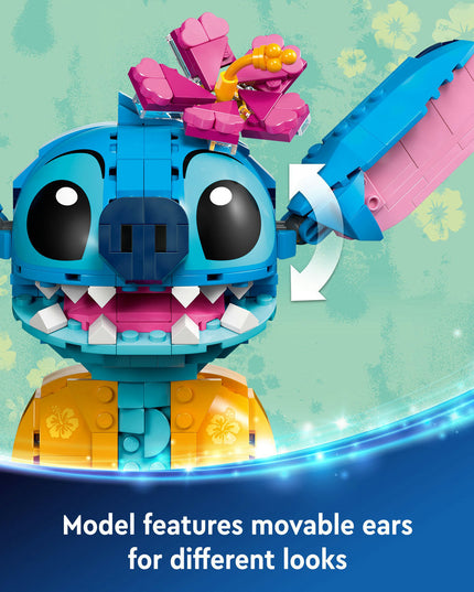 LEGO® ǀ Disney Angel Lilo & Stitch Building Toy for Girls, Boys and Kids 43257