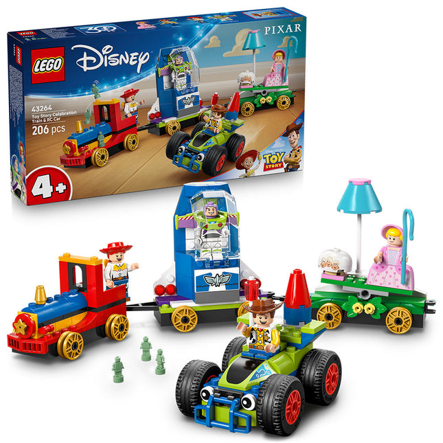 LEGO® ǀ Disney and Pixar’s Toy Story Celebration Train & RC Car Building Playset 43264