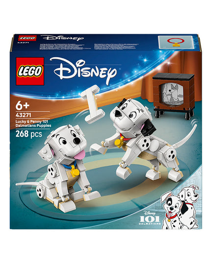 LEGO® ǀ Disney Lucky & Penny 101 Dalmatians Puppies Building Toy 43271
