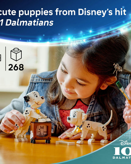 LEGO® ǀ Disney Lucky & Penny 101 Dalmatians Puppies Building Toy 43271