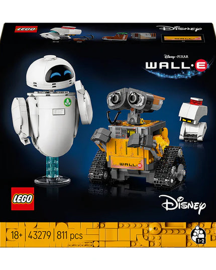 LEGO® ǀ Disney and Pixar WALL-E and EVE Animated Film Building Set 43279