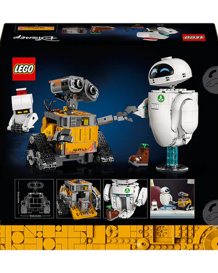 LEGO® ǀ Disney and Pixar WALL-E and EVE Animated Film Building Set 43279