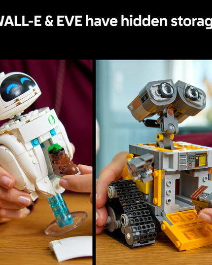 LEGO® ǀ Disney and Pixar WALL-E and EVE Animated Film Building Set 43279