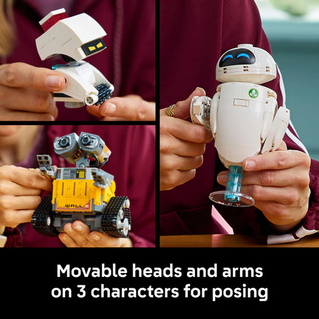 LEGO® ǀ Disney and Pixar WALL-E and EVE Animated Film Building Set 43279