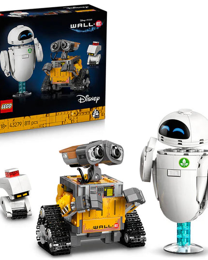 LEGO® ǀ Disney and Pixar WALL-E and EVE Animated Film Building Set 43279